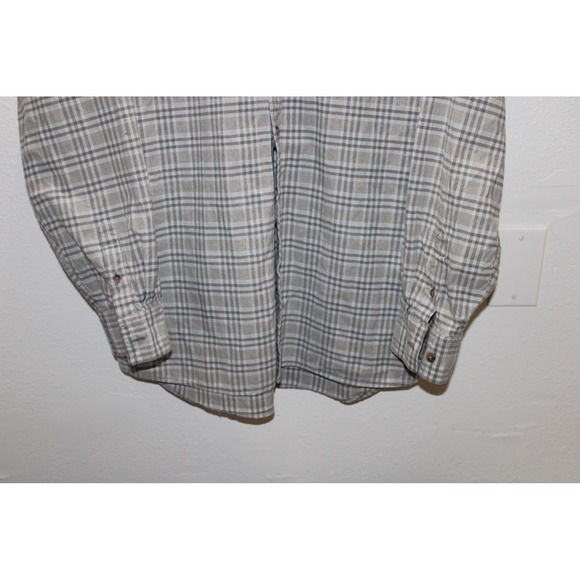 Mountain Khakis Men Plaid Button Down Shirt Medium Long Sleeve Casual Outdoor - Picture 5 of 11